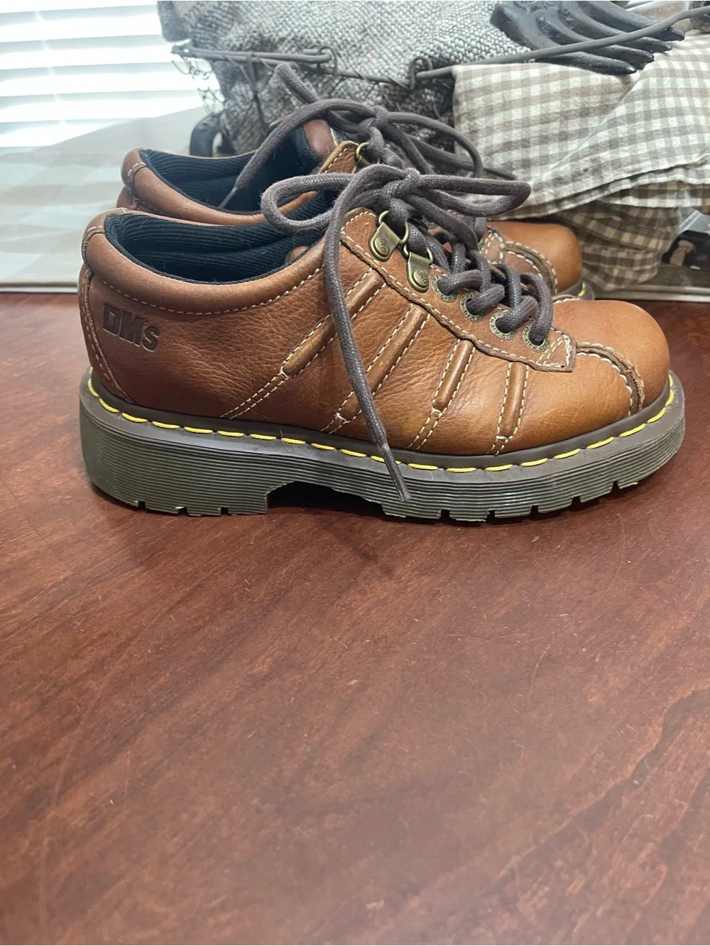 Dr. Marten's Vintage Leather Oxford Platforms lug sole Style 11306